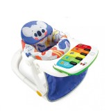 Scaun portabil bebe interactiv Masuta de hranire si Joaca la pian-model panda