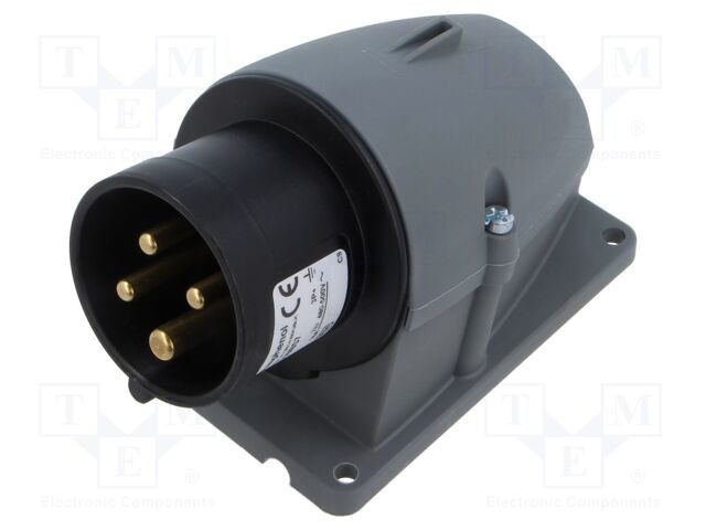 Conector AMPHENOL IP&amp;S 16A 500V AC trifazat soclu tată IP44