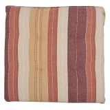 Perna Scaun Bej cu Dungi Maro 40x40 cm