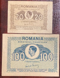 Cumpara ieftin SET BANCNOTE REGALISTE 20 LEI si 100 LEI 1945, REGELE MIHAI I/ NECIRCULATE, POZE