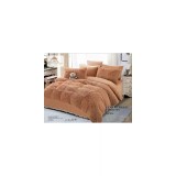 Cumpara ieftin Lenjerie Fluffy Cocolino Super Pufoasa 6 Piese, Maro Deschios -JO492