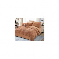 Lenjerie Fluffy Cocolino Super Pufoasa 6 Piese, Maro Deschios -JO492