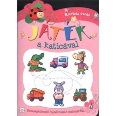 J&aacute;t&eacute;k a katic&aacute;val 4. (piros) - K&eacute;szs&eacute;gfejlesztő foglalkoztat&oacute; matric&aacute;kkal - Anna Podg&oacute;rska