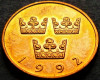 Moneda 50 ORE - SUEDIA, anul 1992 * cod 5277 A, Europa