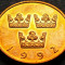 Moneda 50 ORE - SUEDIA, anul 1992 * cod 5277 A