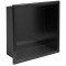 RAFT BAIE INCASTRAT PERETE 30x30 black matt