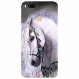 Husa silicon pentru Xiaomi Mi A1, White Horse