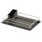 Suport pentru vase KB006, inox, argintiu + negru, 33 x 48 x 12 cm