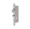 Broasca Poarta Culisanta cu Contraplaca 130x34mm, Otel Galvanizat, Montaj Profile 35x20mm