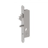 Broasca Poarta Culisanta cu Contraplaca 130x34mm, Otel Galvanizat, Montaj Profile 35x20mm