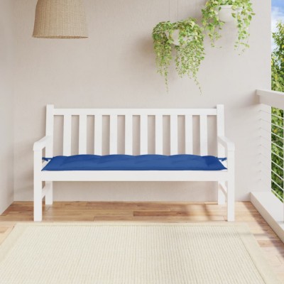 vidaXL Pernă bancă de grădină, albastru, 150x50x7 cm, material oxford 314966 foto