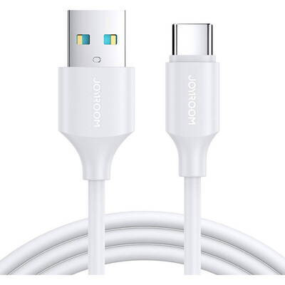 Cablu incarcare/transfer Joyroom S-UC027A9, USB/USB Type-C, 3A, 1m, Alb 120997 foto