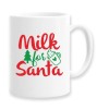 Cana alba personalizata &quot;Milk for Santa&quot;, INOVATIX&reg;. 330ml, Oem