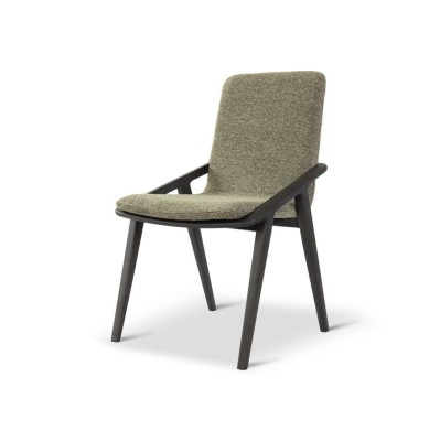 Scaun din lemn de frasin si material ✔ model FIERO foto