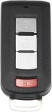 Carcasa Cheie Auto Techstar cu 3 butoane, Compatibila Mitsubishi Outlander 2010&ndash;2018, Lancer 2008&ndash;2016