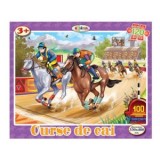Puzzle 120 piese - Curse de cai