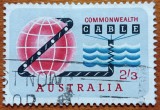 AUSTRALIA-1963-'INAUGURAREACABLULUI-TRANSOCEANIC'-1v. cat Yv= 10e''-stampilat-MNH-Vezi-Scan
