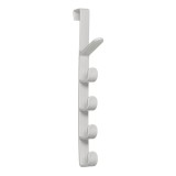 Cuier de plastic alb, 5 spații, 2x28 cm, CMCLASS