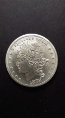 REPLICA DUPA MONEDA 100 CENTS 1878 U.S.A. foto
