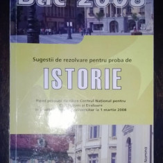 Sugestii de rezolvare pentru proba de istorie - Bac 2008