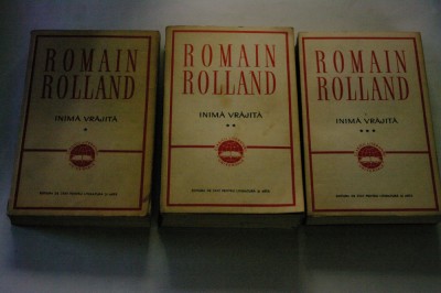 Inima vrajita - Romain Rolland - 3 vol. foto