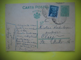 HOPCT 428 WY CARTE POSTALA IN 1936 CIRCULATA FOCSANI-CLUJ-CIRCULATA