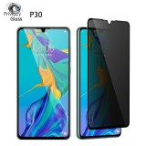 Folie de sticla privancy 5D pentru Huawei P30, Privacy Glass GloMax, folie securizata duritate 9H anti
