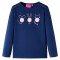 Tricou pentru copii cu m&acirc;neci lungi, bleumarin, 140 13768