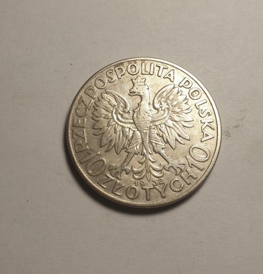 Polonia 10 Zlotych Zloti 1932 foto