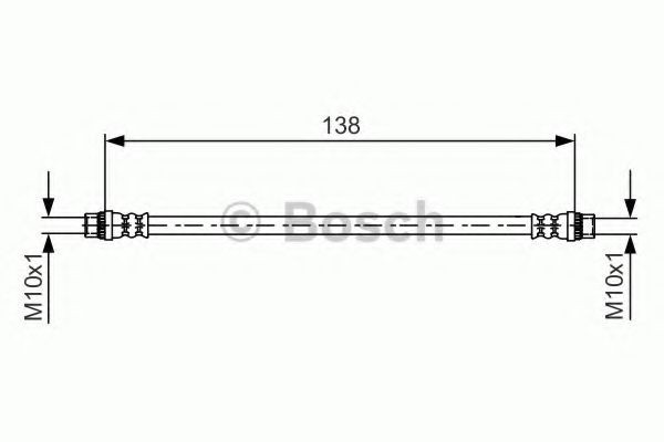 Conducta / cablu frana RENAULT MEGANE III Hatchback (BZ0) (2008 - 2016) BOSCH 1 987 481 625