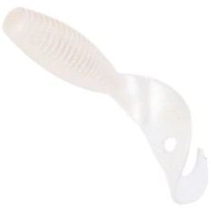 Twister Mikado Grub, Pearl, 3.8cm, 10buc/pac foto
