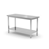Cumpara ieftin Masa de Lucru Hendi Kitchen Line Ranforsata cu Raft 800x700x850mm Otel Inox AISI 430 Capacitate 70kg/m2