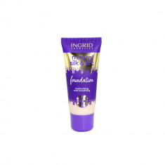 Fond de ten Mineral Silk & Lift Ingrid Cosmetics, 280 Crem deschis, 30 ml