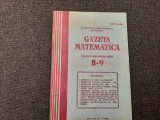 Cumpara ieftin GAZETA MATEMATICA NR 8-9/1990 RF21/2