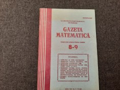 GAZETA MATEMATICA NR 8-9/1990 RF21/2