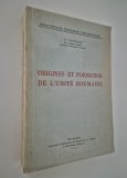 Carte veche I C Bratianu Origines et formation de l&#039;unite roumaine contine harti