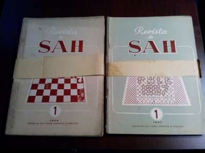 REVISTA DE SAH - 24 Numere - Anul 1956 + 1957 complet foto