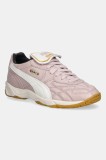 Puma sneakers din piele King Indoor culoarea roz, 401683