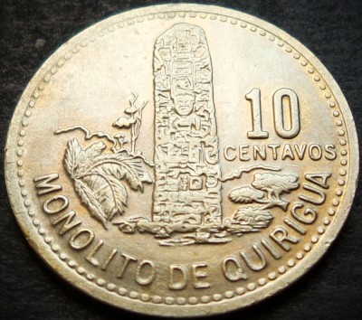 Moneda exotica 10 CENTAVOS - GUATEMALA, anul 1978 * cod 4796 = A.UNC foto