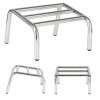 Scaun Coafor Antiderapant cu Scari Cromate Enzo, Stepper Salon, Confort Client
