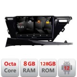 Navigatie Toyota Camry 2017-2021 V1 Android Octa Core Qualcomm 2K Qled 8+128 DTS DSP 360 4G Optical CarStore Technology