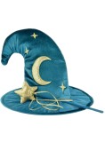 Den Goda Fen Velvet Wiard Hat &amp; Wand (f77601)
