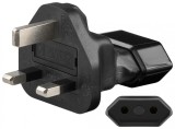 Adaptor Euro la UK Negru, Goobay G95303