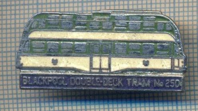 AX 279 INSIGNA -AUTOMOBILISM -BLACKPOOL DOUBLE-DECK TRAM No.250-TRANSPORTURI foto