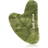 Zo&euml; Ayla Luxurious Jade Gua Sha Therapy Tool accesoriu de masaj 1 buc
