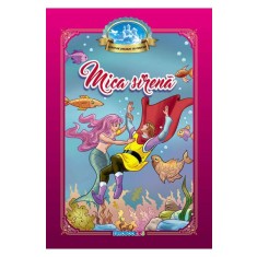 Carte de colorat - Mica sirena