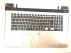 Carcasa superioara cu tastatura palmrest Laptop, Toshiba, Satellite L70-C, argintie, layout JP