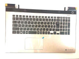 Carcasa superioara cu tastatura palmrest Laptop, Toshiba, Satellite L70-C, argintie, layout JP