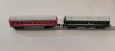 2 VAGOANE PT. TRENULET ELECTRIC SCARA TT 12 MM - CAILE FERATE RUSESTI CCCP