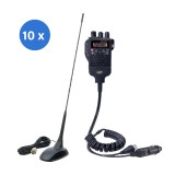 Pachet 10 kituri statie CB PNI Escort HP 62 cu antena magnetica